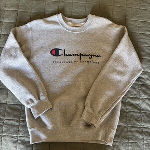 Gray Crew neck sweatshirt
